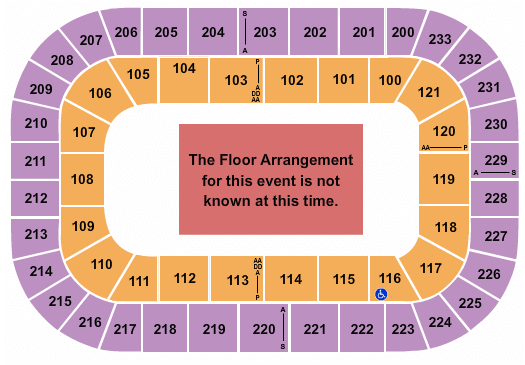 Bon Secours Wellness Arena NCAA Tournament Seating Chart